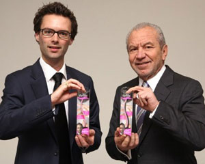 Stylfile's Tom Pellereau with Lord Sugar Stylfile's Tom Pellereau with Lord Sugar